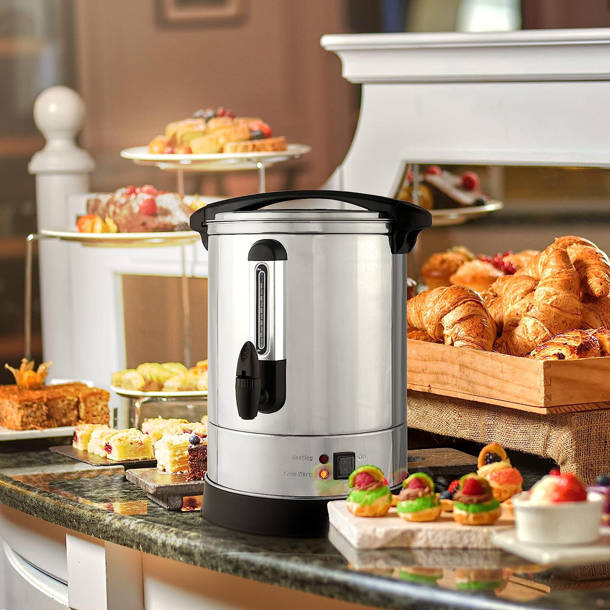 Hamilton Beach® Commercial 60 Cup Stainless Steel Coffee Urn & Reviews